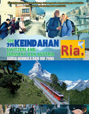 Keindahan Switzerland Germany Austria 9H7M RIA
