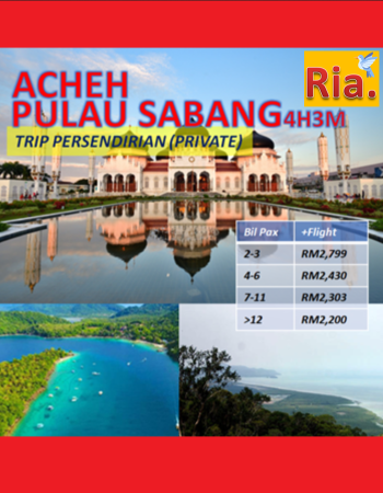 Private Acheh Pulau Sabang 4H3M