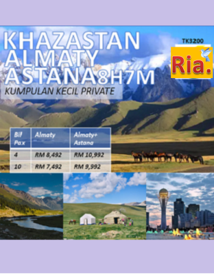 Private Khazastan Almaty 8H7M