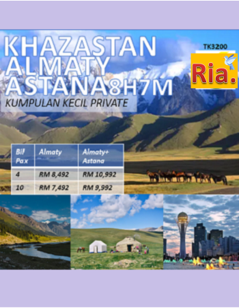 Private Khazastan Almaty 8H7M