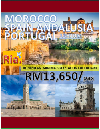 Private Morocco Spain Andalusia Portugal Muslim Tour 12H10M