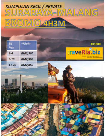 Private Surabaya Malang Bromo 4H3M