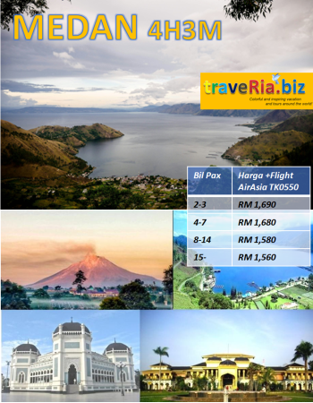 Private Medan - Lake Toba - Brastagi 4H3M