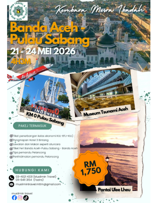 BANDA ACEH PULAU SABANG 4H3M